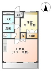 六軒駅 徒歩19分 1階の物件間取画像